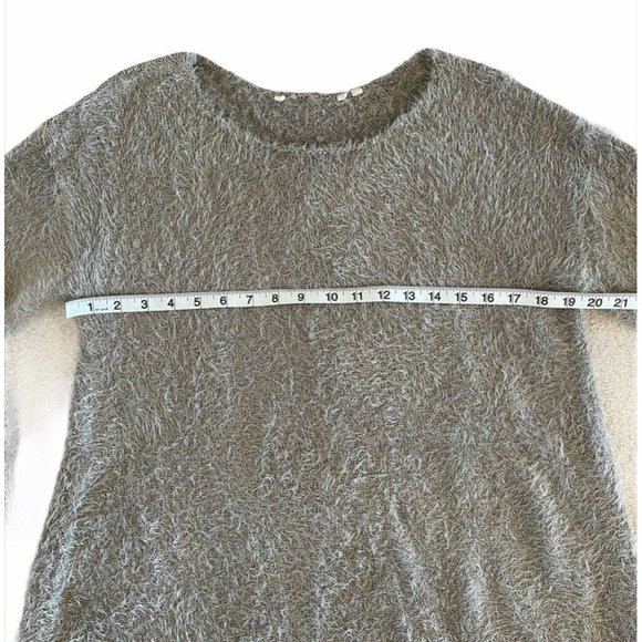 Soft Surroundings Womens Subtle Shimmer Pullover Sweater Beige Metallic Scoop S‎ - Picture 7 of 8
